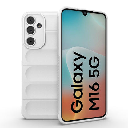 Samsung Galaxy M16 5G Magic Shield TPU + Flannel Protective Phone Case Cover, Shockproof Scratch Resistant