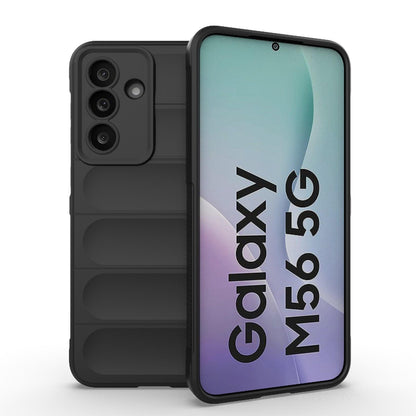 Samsung Galaxy M56 5G Magic Shield TPU + Flannel Protective Phone Case Cover, Shockproof Scratch Resistant