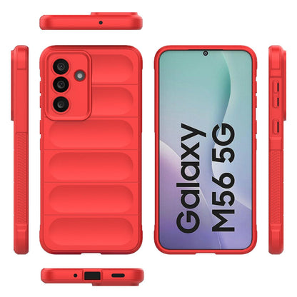 Samsung Galaxy M56 5G Magic Shield TPU + Flannel Protective Phone Case Cover, Shockproof Scratch Resistant