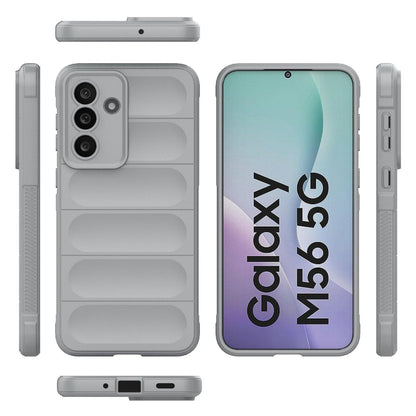 Samsung Galaxy M56 5G Magic Shield TPU + Flannel Protective Phone Case Cover, Shockproof Scratch Resistant