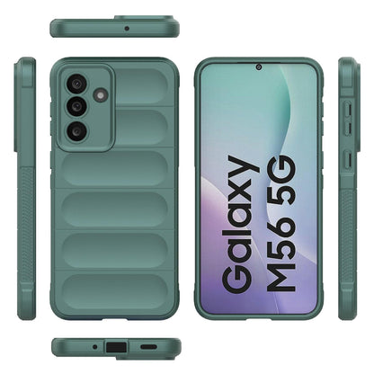 Samsung Galaxy M56 5G Magic Shield TPU + Flannel Protective Phone Case Cover, Shockproof Scratch Resistant