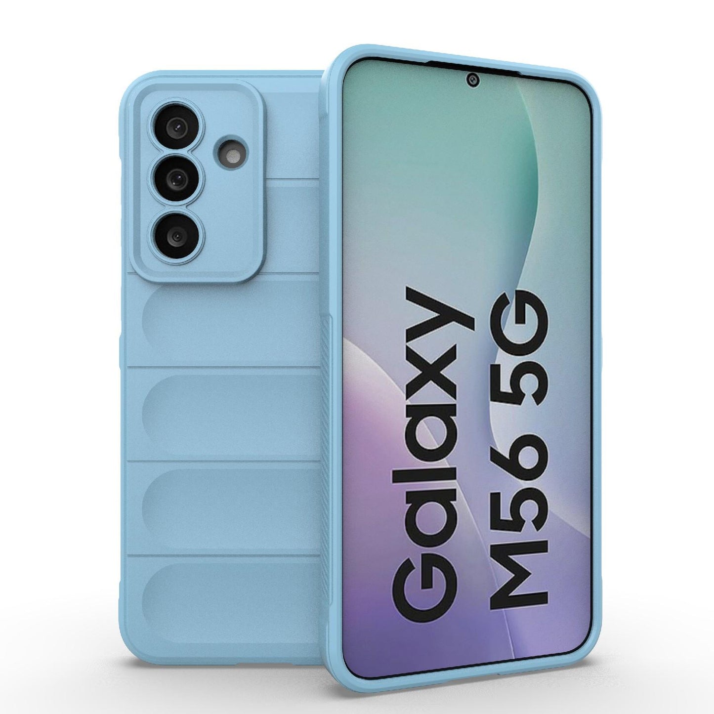 Samsung Galaxy M56 5G Magic Shield TPU + Flannel Protective Phone Case Cover, Shockproof Scratch Resistant
