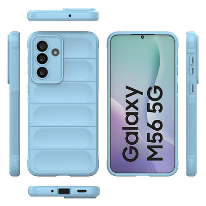 Samsung Galaxy M56 5G Magic Shield TPU + Flannel Protective Phone Case Cover, Shockproof Scratch Resistant