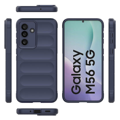 Samsung Galaxy M56 5G Magic Shield TPU + Flannel Protective Phone Case Cover, Shockproof Scratch Resistant