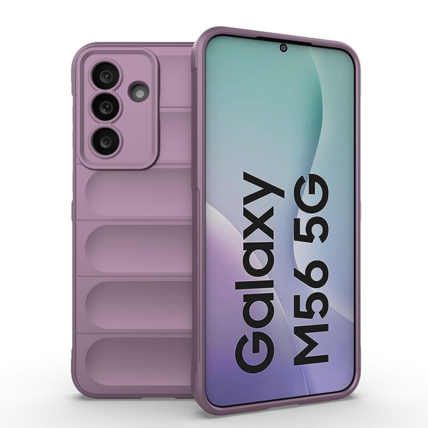 Samsung Galaxy M56 5G Magic Shield TPU + Flannel Protective Phone Case Cover, Shockproof Scratch Resistant