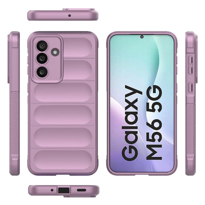 Samsung Galaxy M56 5G Magic Shield TPU + Flannel Protective Phone Case Cover, Shockproof Scratch Resistant
