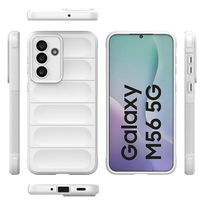 Samsung Galaxy M56 5G Magic Shield TPU + Flannel Protective Phone Case Cover, Shockproof Scratch Resistant