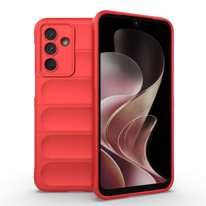 Samsung Galaxy M36 5G Magic Shield TPU + Flannel Protective Phone Case Cover, Shockproof Scratch Resistant