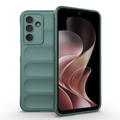 Samsung Galaxy M36 5G Magic Shield TPU + Flannel Protective Phone Case Cover, Shockproof Scratch Resistant