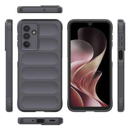 Samsung Galaxy M36 5G Magic Shield TPU + Flannel Protective Phone Case Cover, Shockproof Scratch Resistant