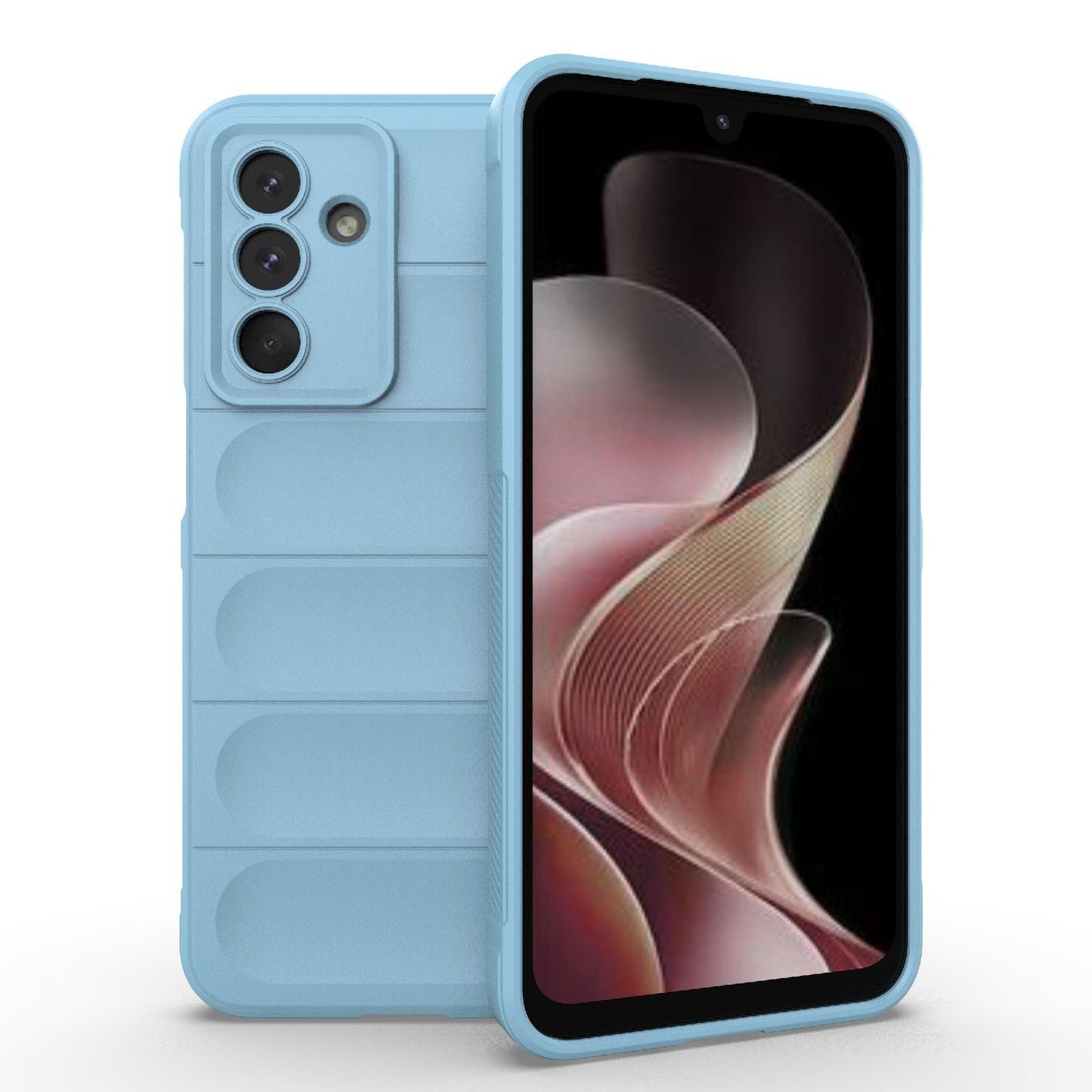 Samsung Galaxy M36 5G Magic Shield TPU + Flannel Protective Phone Case Cover, Shockproof Scratch Resistant