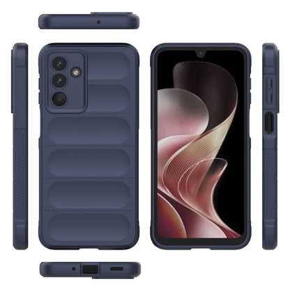 Samsung Galaxy M36 5G Magic Shield TPU + Flannel Protective Phone Case Cover, Shockproof Scratch Resistant