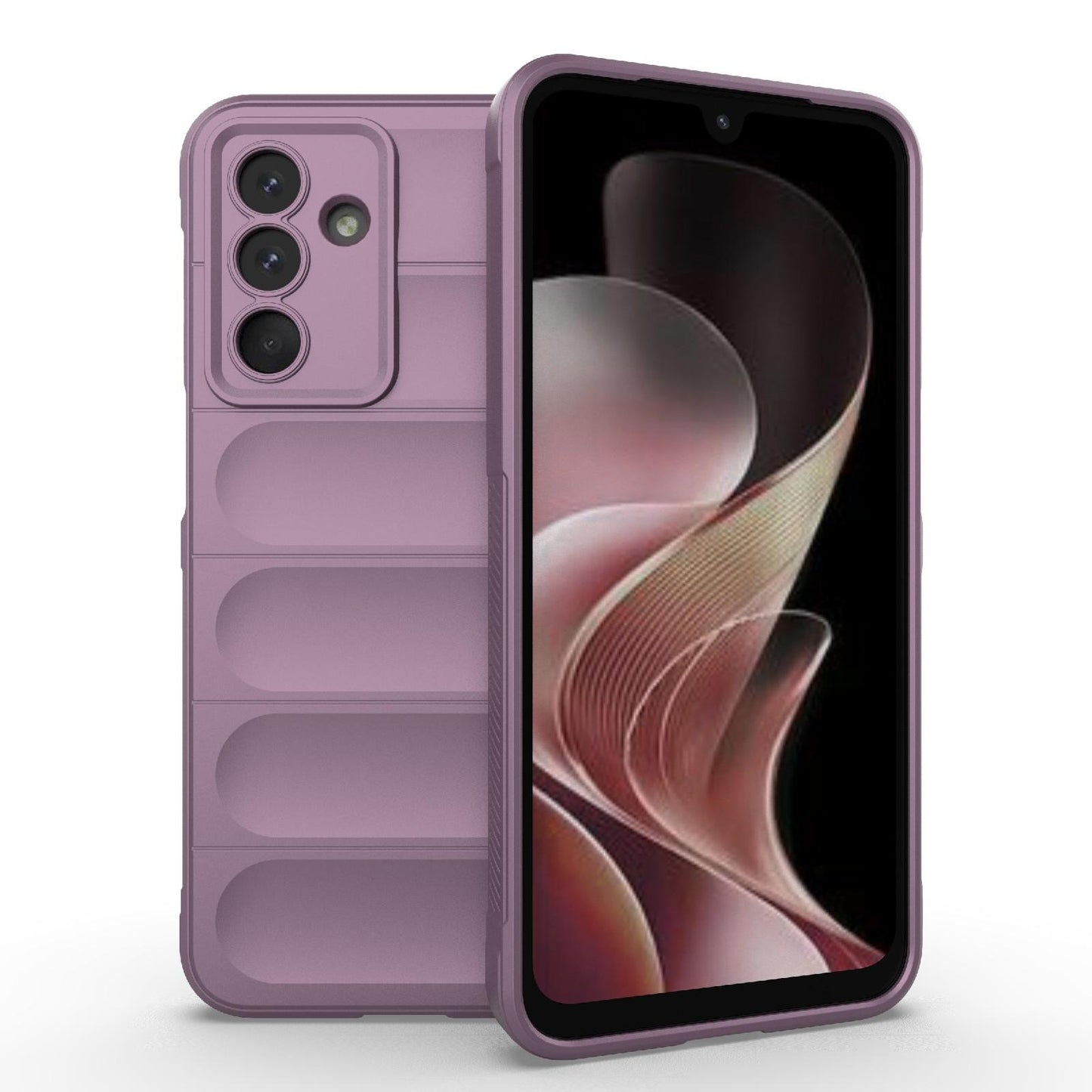 Samsung Galaxy M36 5G Magic Shield TPU + Flannel Protective Phone Case Cover, Shockproof Scratch Resistant