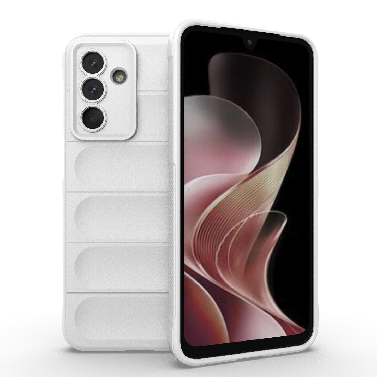 Samsung Galaxy M36 5G Magic Shield TPU + Flannel Protective Phone Case Cover, Shockproof Scratch Resistant