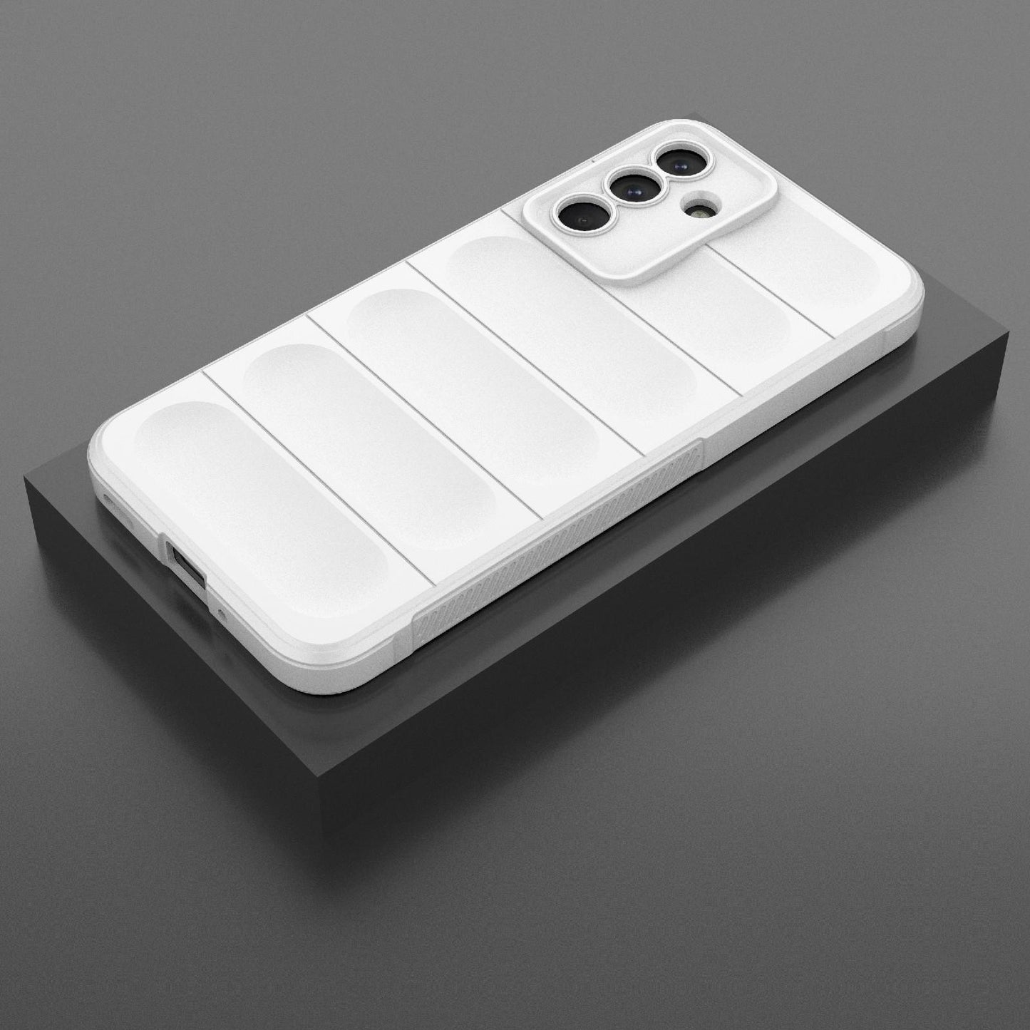 Samsung Galaxy M36 5G Magic Shield TPU + Flannel Protective Phone Case Cover, Shockproof Scratch Resistant