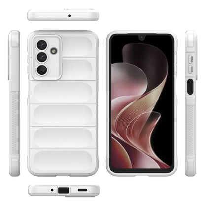 Samsung Galaxy M36 5G Magic Shield TPU + Flannel Protective Phone Case Cover, Shockproof Scratch Resistant