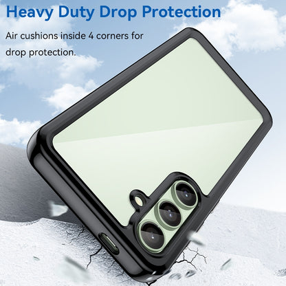 Samsung Galaxy S24 FE 5G Acrylic Hybrid TPU Protective Phone Case, Colourful Series Shockproof Cover