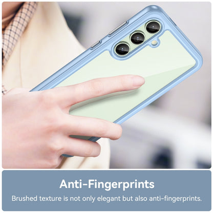 Samsung Galaxy S24 FE 5G Acrylic Hybrid TPU Protective Phone Case, Colourful Series Shockproof Cover