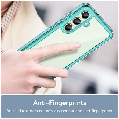 Samsung Galaxy S24 FE 5G Acrylic Hybrid TPU Protective Phone Case, Colourful Series Shockproof Cover