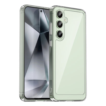 Samsung Galaxy S24 FE 5G Acrylic Hybrid TPU Protective Phone Case, Colourful Series Shockproof Cover
