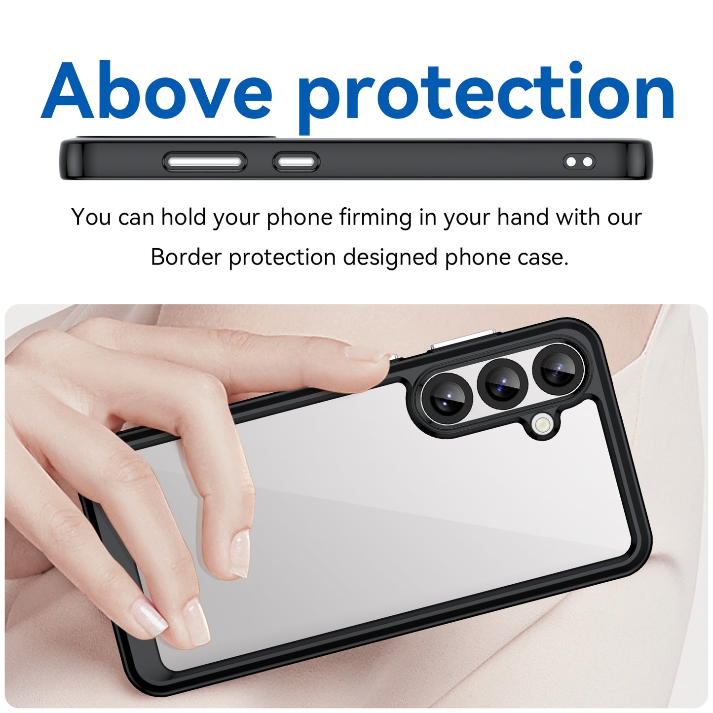 Samsung Galaxy S25+ 5G Acrylic Hybrid TPU Protective Phone Case, Colourful Series Shockproof Cover