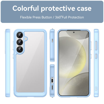 Samsung Galaxy S25+ 5G Acrylic Hybrid TPU Protective Phone Case, Colourful Series Shockproof Cover