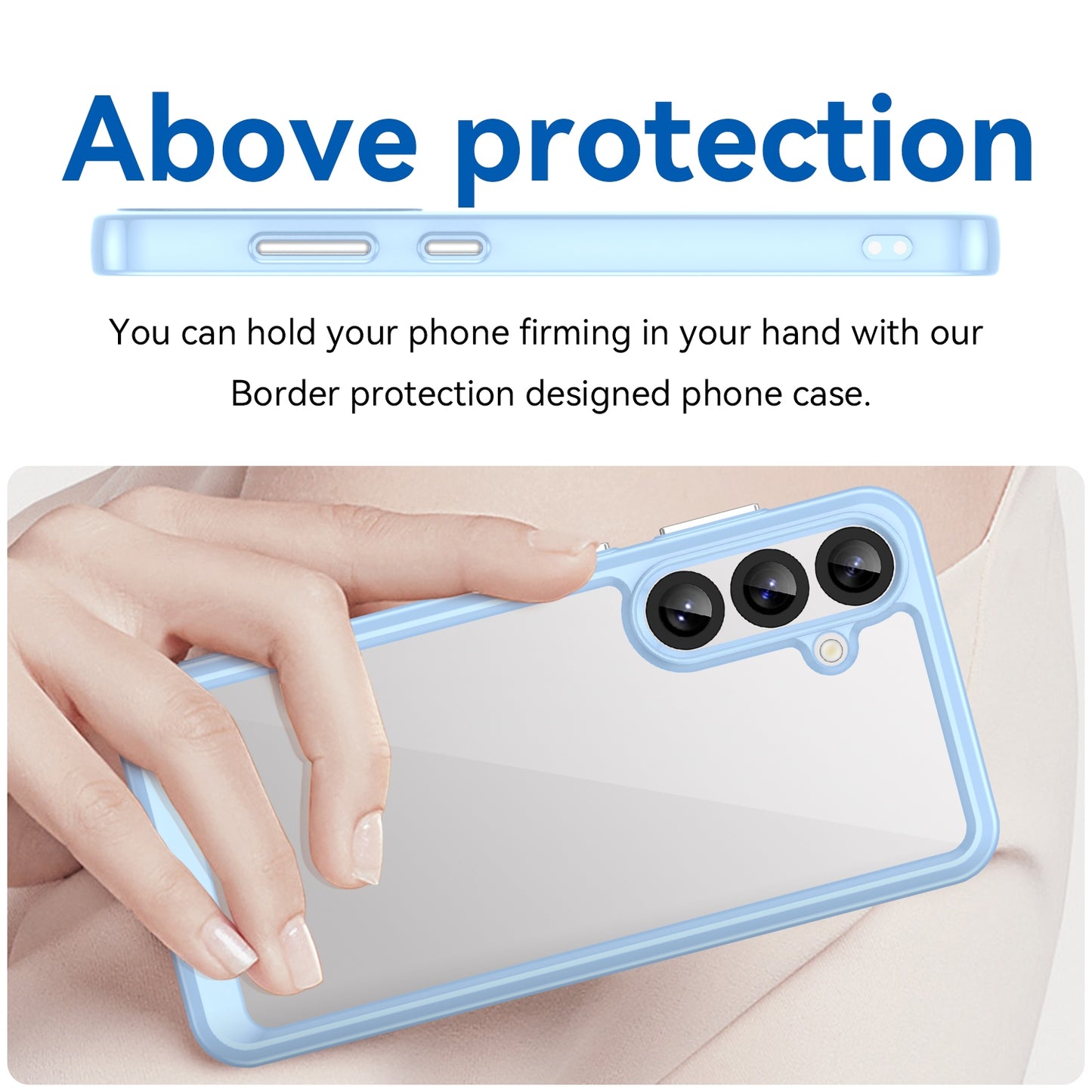 Samsung Galaxy S25+ 5G Acrylic Hybrid TPU Protective Phone Case, Colourful Series Shockproof Cover