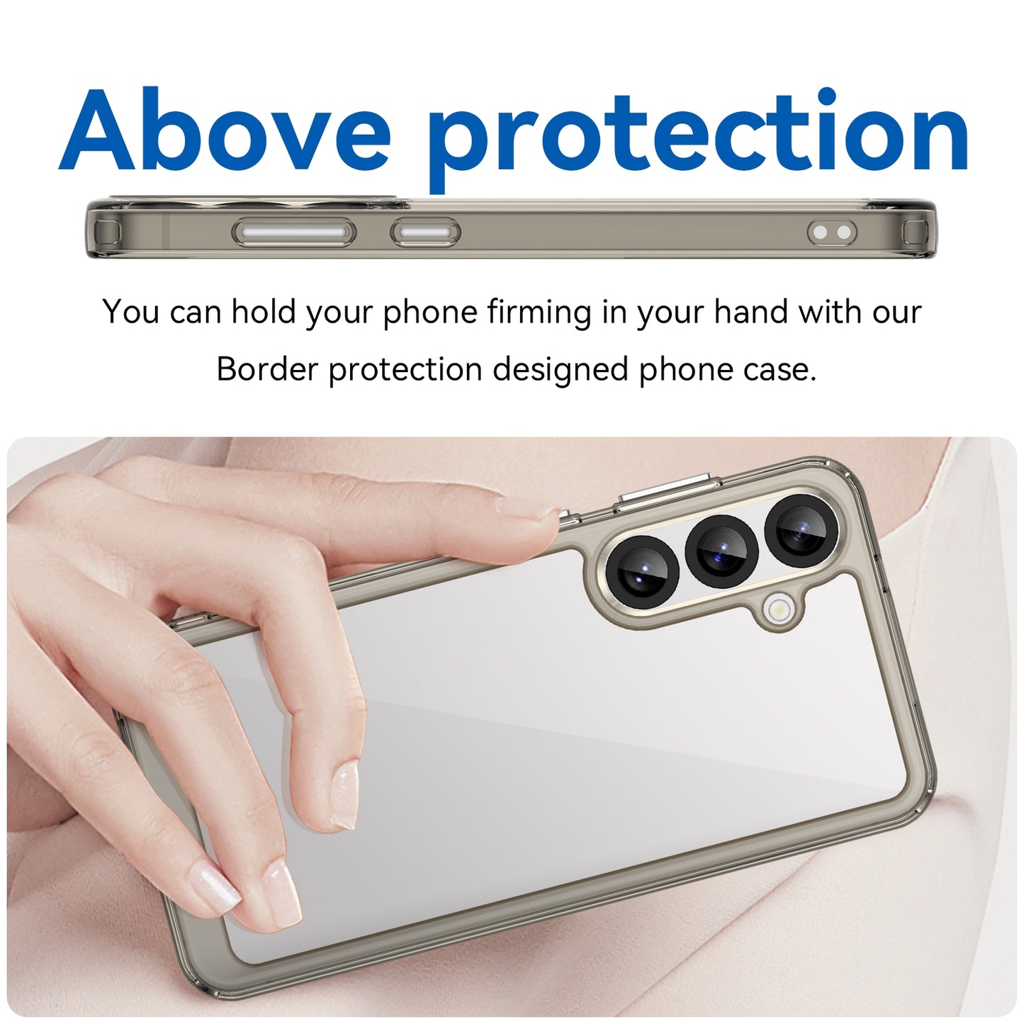 Samsung Galaxy S25+ 5G Acrylic Hybrid TPU Protective Phone Case, Colourful Series Shockproof Cover