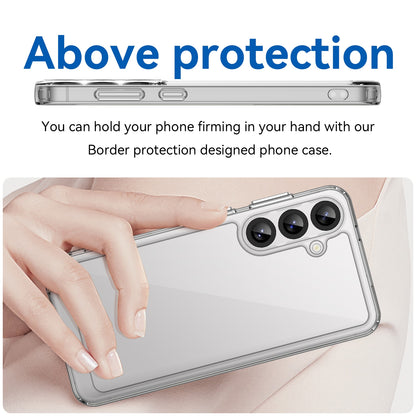 Samsung Galaxy S25+ 5G Acrylic Hybrid TPU Protective Phone Case, Colourful Series Shockproof Cover