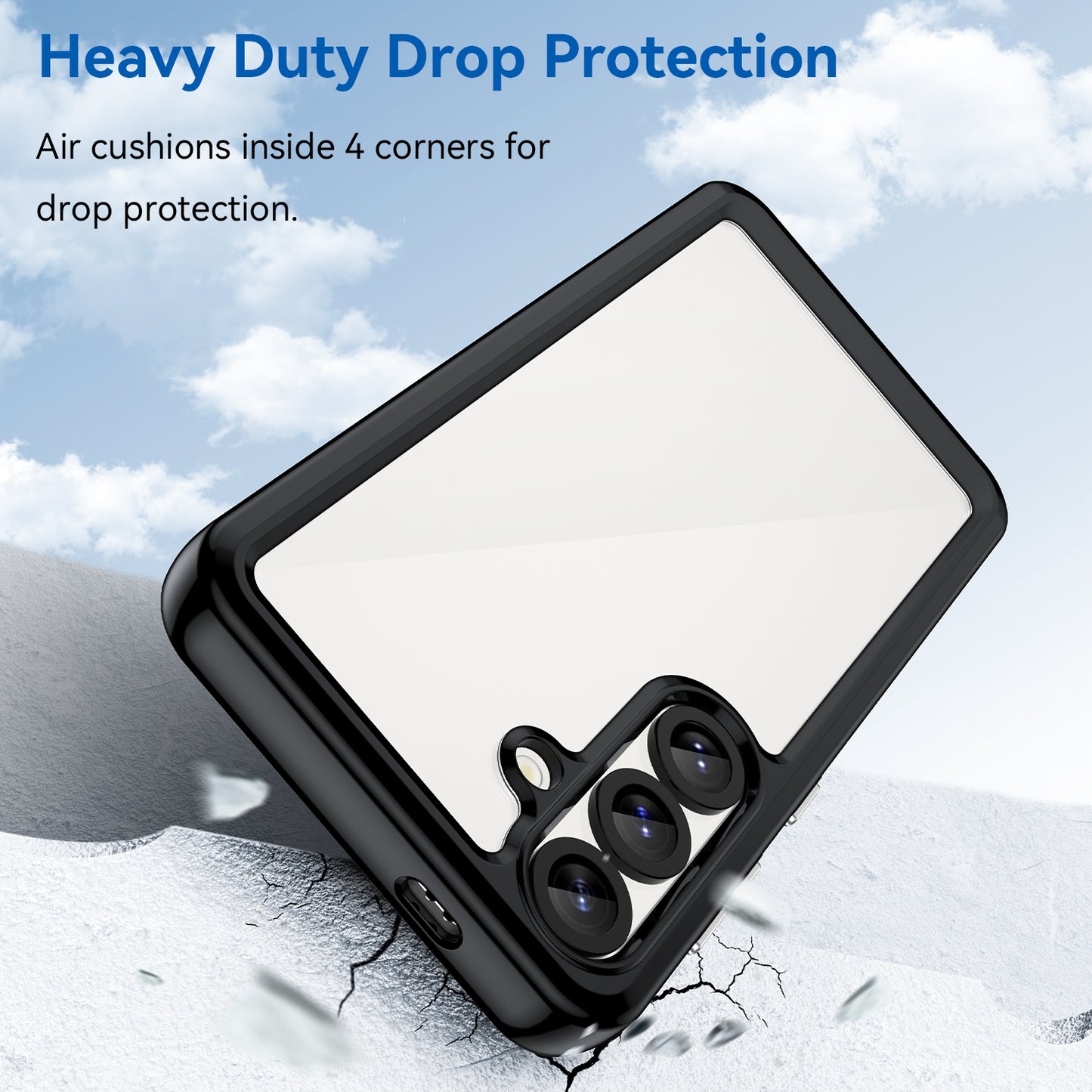 Samsung Galaxy S25 5G Acrylic Hybrid TPU Protective Phone Case, Colourful Series Shockproof Cover