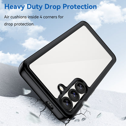 Samsung Galaxy S25 5G Acrylic Hybrid TPU Protective Phone Case, Colourful Series Shockproof Cover