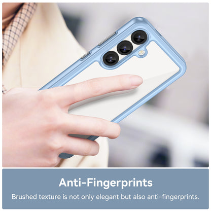 Samsung Galaxy S25 5G Acrylic Hybrid TPU Protective Phone Case, Colourful Series Shockproof Cover