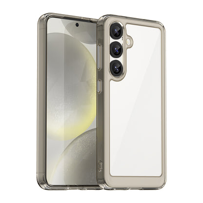Samsung Galaxy S25 5G Acrylic Hybrid TPU Protective Phone Case, Colourful Series Shockproof Cover