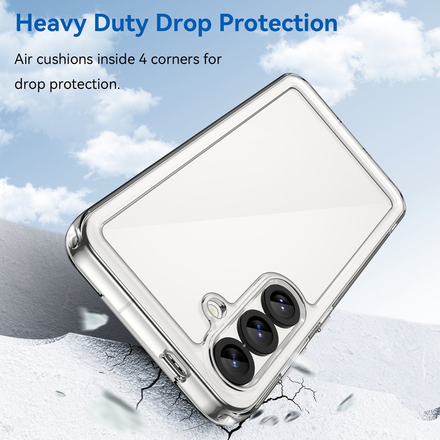 Samsung Galaxy S25 5G Acrylic Hybrid TPU Protective Phone Case, Colourful Series Shockproof Cover
