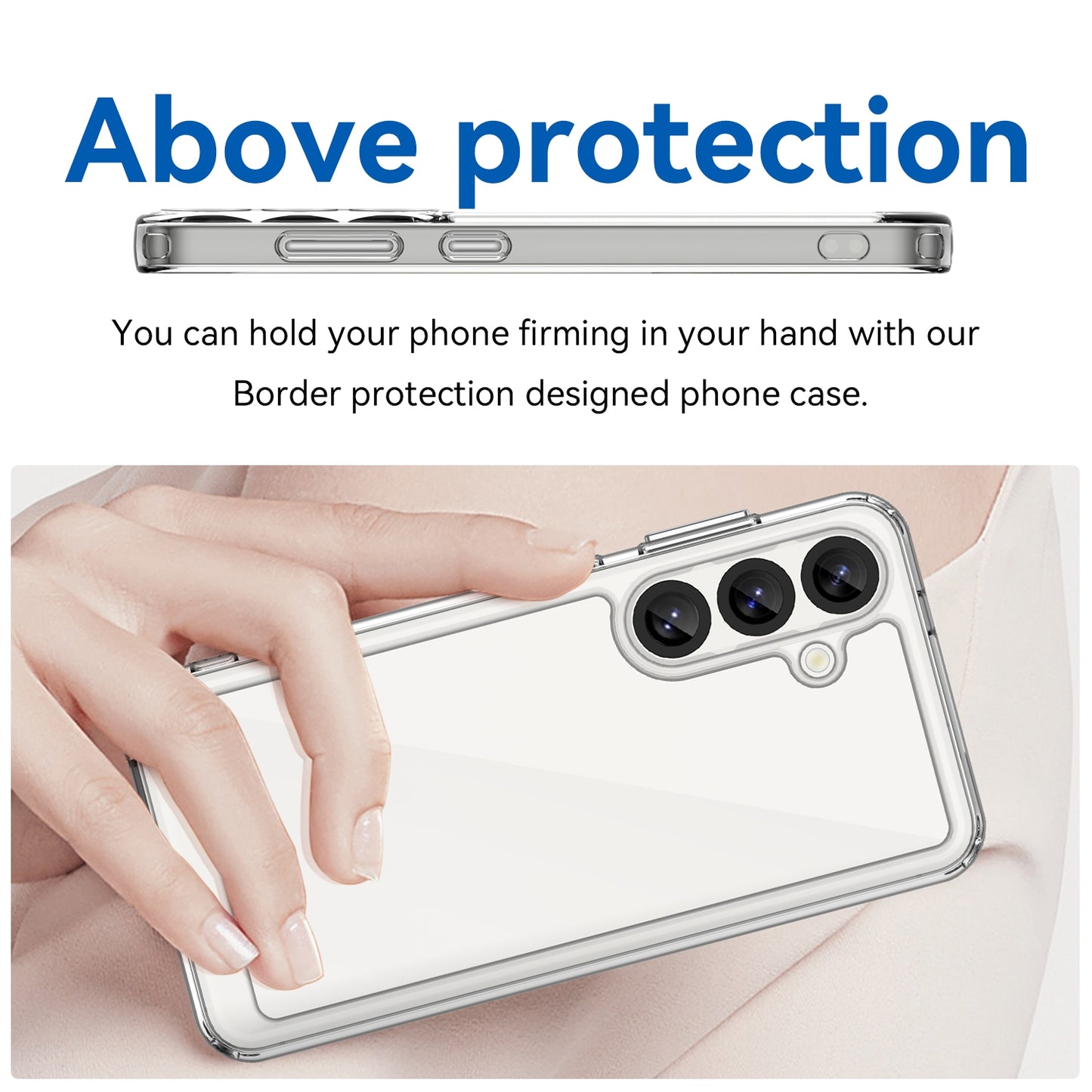 Samsung Galaxy S25 5G Acrylic Hybrid TPU Protective Phone Case, Colourful Series Shockproof Cover