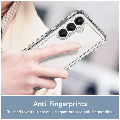 Samsung Galaxy S25 5G Acrylic Hybrid TPU Protective Phone Case, Colourful Series Shockproof Cover