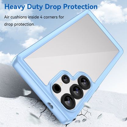 Samsung Galaxy S25 Ultra 5G Acrylic Hybrid TPU Protective Phone Case, Colourful Series Shockproof Cover