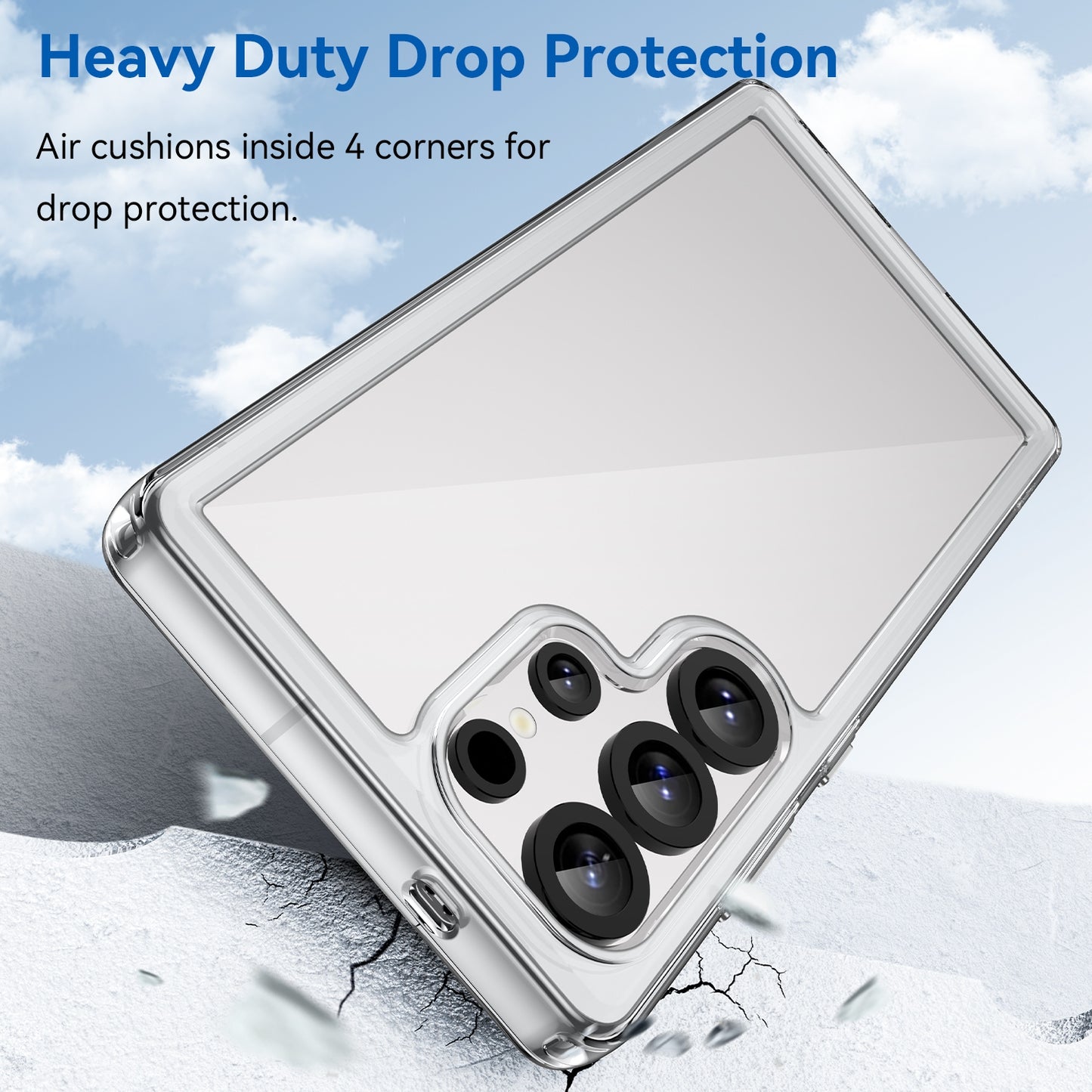 Samsung Galaxy S25 Ultra 5G Acrylic Hybrid TPU Protective Phone Case, Colourful Series Shockproof Cover