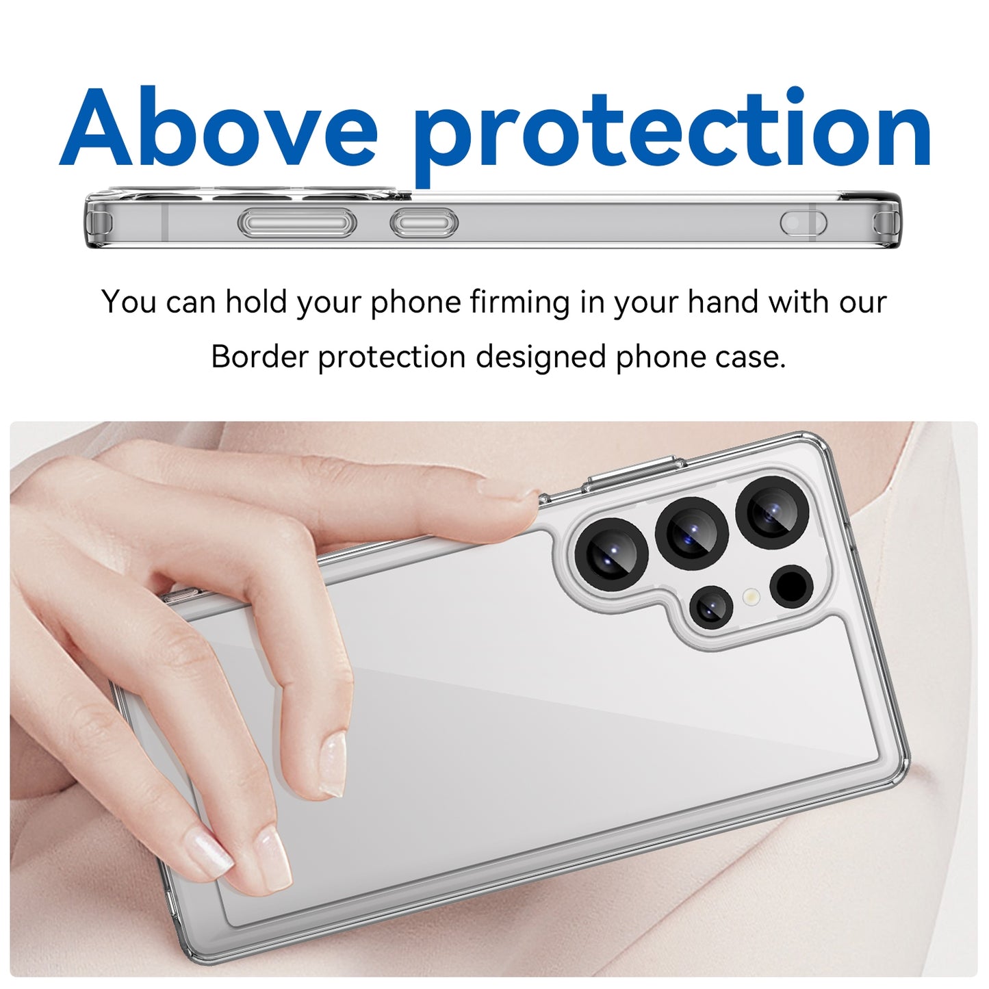 Samsung Galaxy S25 Ultra 5G Acrylic Hybrid TPU Protective Phone Case, Colourful Series Shockproof Cover