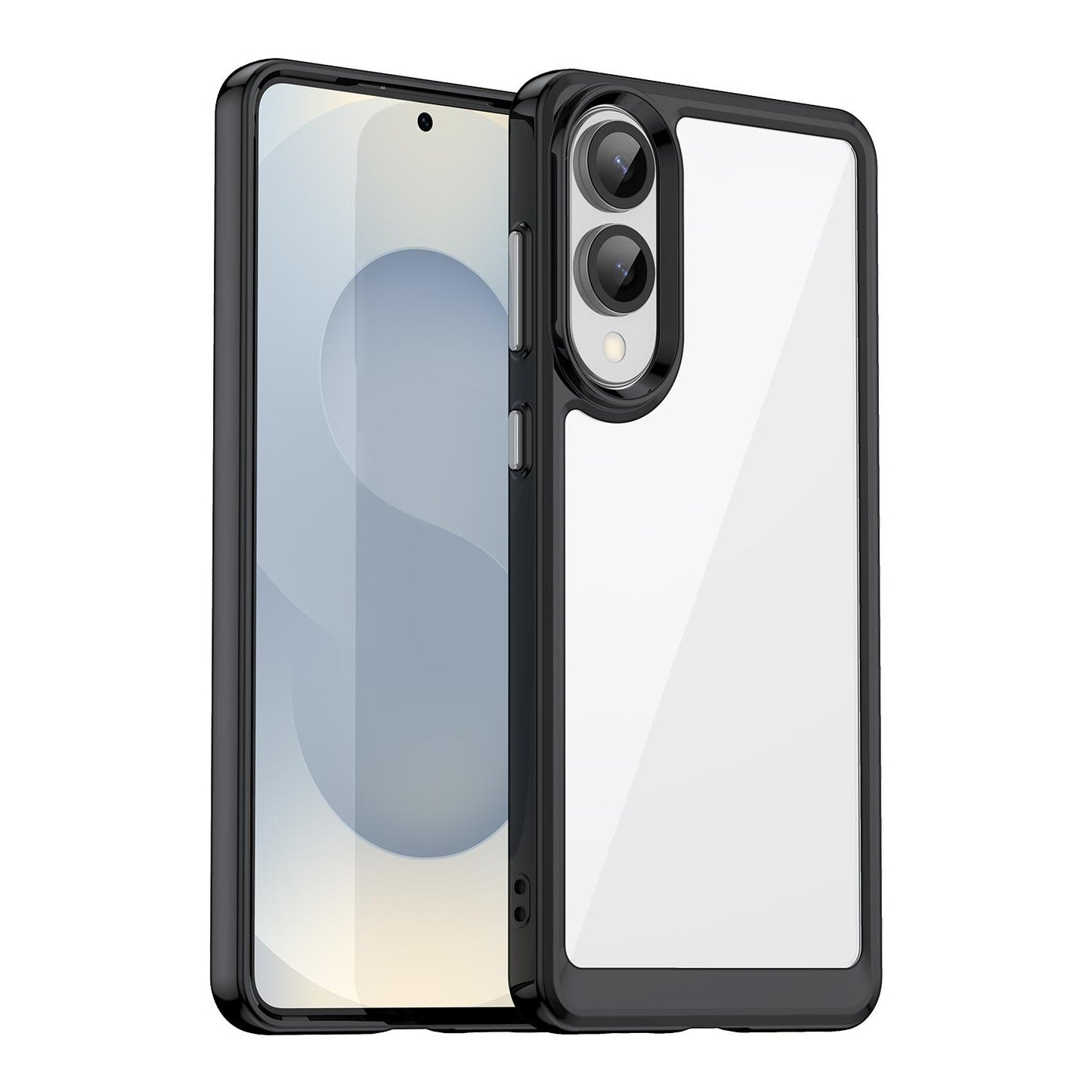 Samsung Galaxy S25 Edge 5G Acrylic Hybrid TPU Protective Phone Case, Colourful Series Shockproof Cover