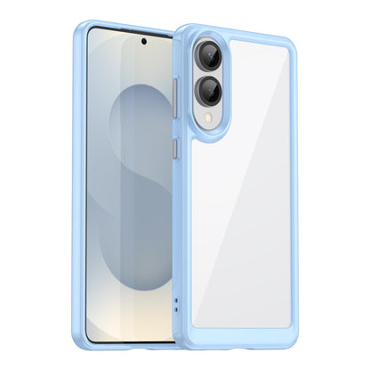 Samsung Galaxy S25 Edge 5G Acrylic Hybrid TPU Protective Phone Case, Colourful Series Shockproof Cover