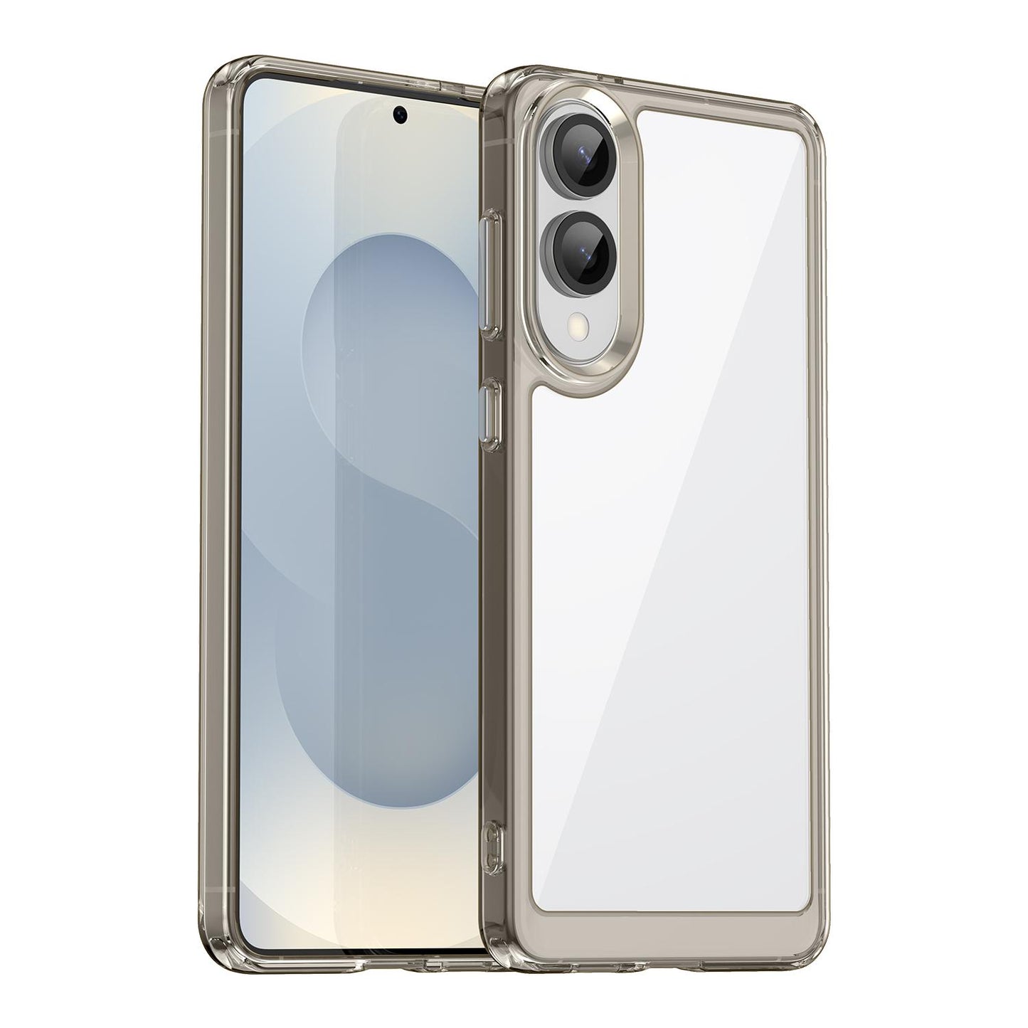 Samsung Galaxy S25 Edge 5G Acrylic Hybrid TPU Protective Phone Case, Colourful Series Shockproof Cover