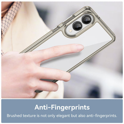 Samsung Galaxy S25 Edge 5G Acrylic Hybrid TPU Protective Phone Case, Colourful Series Shockproof Cover