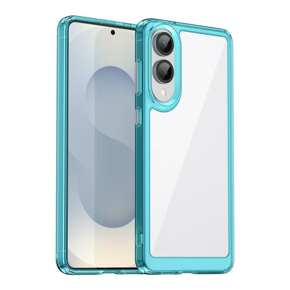 Samsung Galaxy S25 Edge 5G Acrylic Hybrid TPU Protective Phone Case, Colourful Series Shockproof Cover