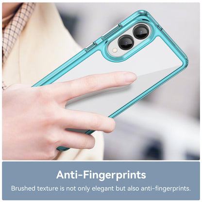 Samsung Galaxy S25 Edge 5G Acrylic Hybrid TPU Protective Phone Case, Colourful Series Shockproof Cover