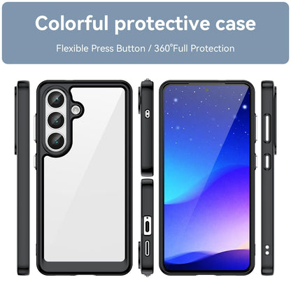 Samsung Galaxy S26+ 5G Acrylic Hybrid TPU Protective Phone Case, Colourful Series Shockproof Cover