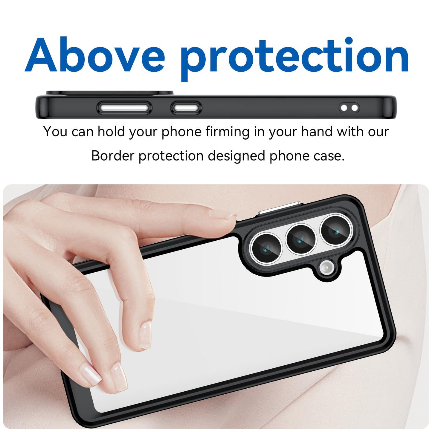 Samsung Galaxy S26+ 5G Acrylic Hybrid TPU Protective Phone Case, Colourful Series Shockproof Cover