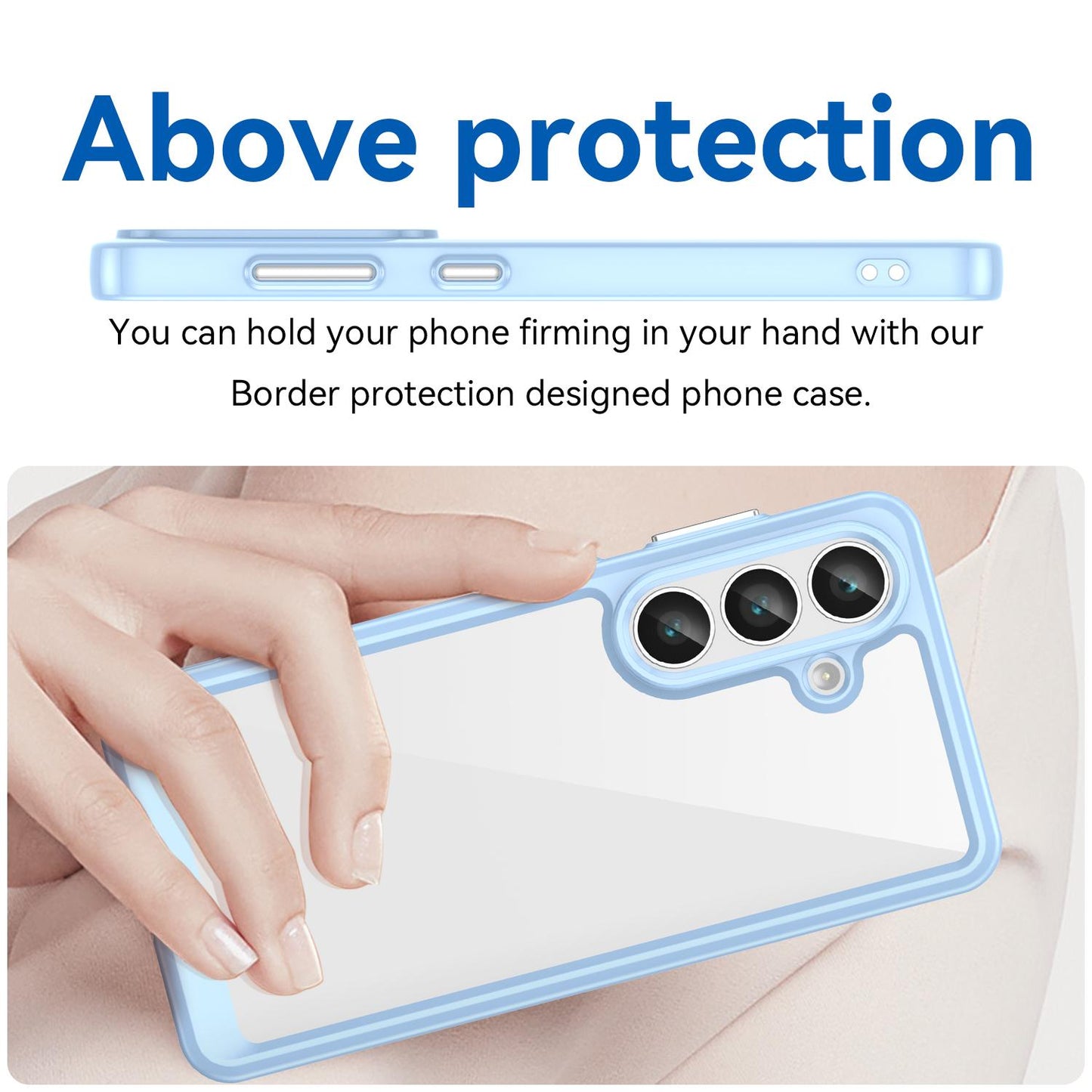 Samsung Galaxy S26+ 5G Acrylic Hybrid TPU Protective Phone Case, Colourful Series Shockproof Cover