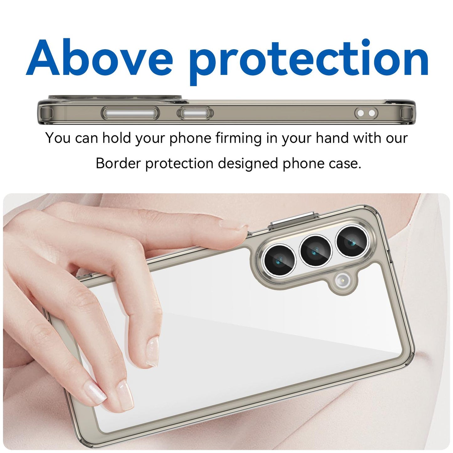 Samsung Galaxy S26+ 5G Acrylic Hybrid TPU Protective Phone Case, Colourful Series Shockproof Cover