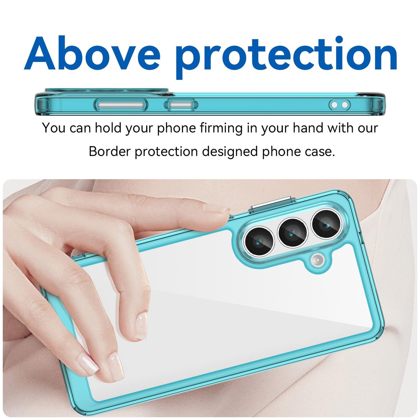 Samsung Galaxy S26+ 5G Acrylic Hybrid TPU Protective Phone Case, Colourful Series Shockproof Cover